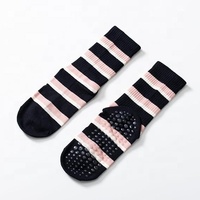 Chaussettes de yoga de haute qualité avec design gratuit, logo personnalisé, chaussettes de Pilates antidérapantes, chaussettes de Pilates personnalisées