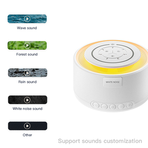 Máquina <span class=keywords><strong>de</strong></span> Sonido Blanco <span class=keywords><strong>para</strong></span> <span class=keywords><strong>Dormir</strong></span>, 30 Sonidos <span class=keywords><strong>de</strong></span> Ventilador y Naturaleza, Sonidos <span class=keywords><strong>de</strong></span> <span class=keywords><strong>Lluvia</strong></span>, con Luz Nocturna <span class=keywords><strong>de</strong></span> 7 Colores <span class=keywords><strong>para</strong></span> <span class=keywords><strong>Dormir</strong></span> y Relajarse, Altavoz - Product Image 4