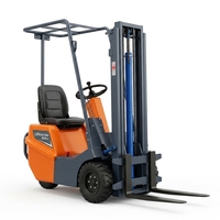 Chariot élévateur électrique compact de 0,5 tonne, chariot élévateur électrique pour entrepôt, petit chariot élévateur à batterie pour utilisation en intérieur