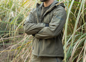 Nuova Giacca <span class=keywords><strong>Softshell</strong></span> da <span class=keywords><strong>Uomo</strong></span> Impermeabile da Esterno alla Moda - Product Image 4