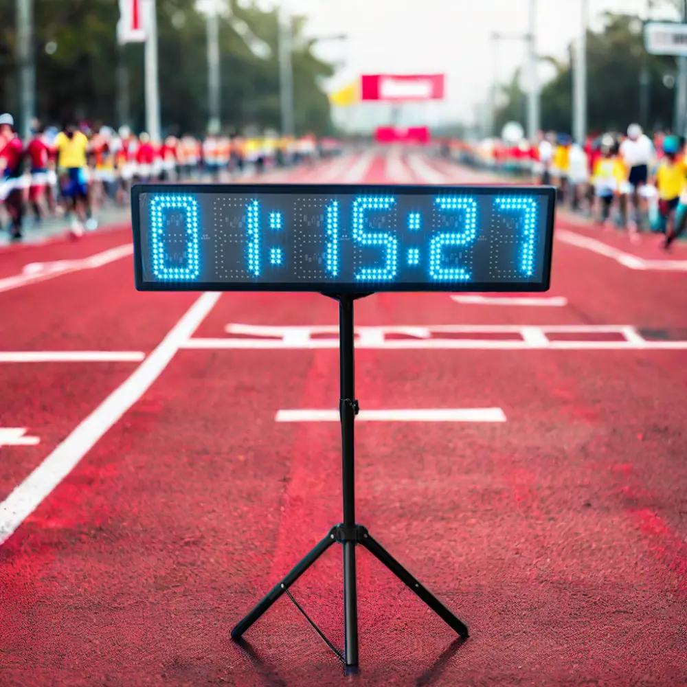 Jhering Digitaal Bureau Horloge Batterij Reset Tijd Set Handleiding Marathon Klok Groot Te Koop