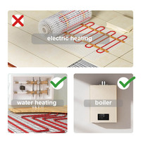 Termostato WiFi Smart Home de doble zona para calefacción y agua caliente Parte de sistemas HVAC