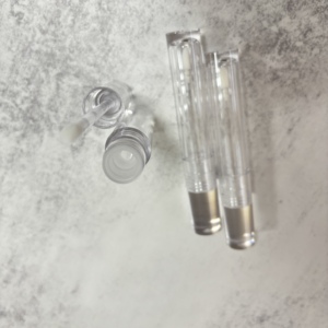 Tube à lèvres transparent vide, en plastique, pour gloss ou huile à lèvres, avec logo personnalisé, emballage cosmétique pour gloss à lèvres. - Product Image 6