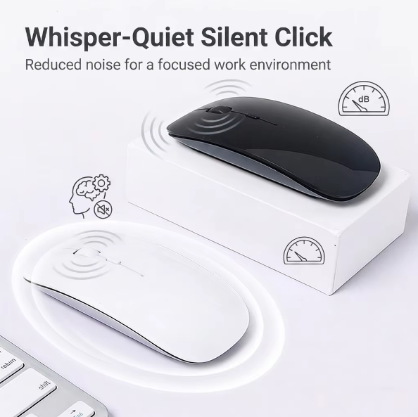 Mini 2.4GHz Rechargeable Optical Gaming Mouse-Magic Design for Mac & Windows in Stock