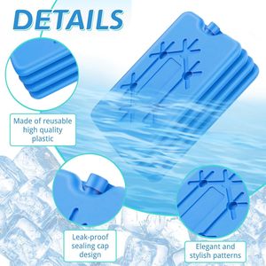 Mattonella di Ghiaccio in Plastica Rigida Riutilizzabile di Alta Qualità, Design OEM per Conservazione Alimenti e Raffreddamento - Product Image 3