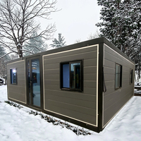 Maison conteneur en acier modulaire préfabriquée à assemblage rapide, extensible, pour entrepôt extérieur, magasin, villa, hôtel