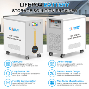 Estación de Energía Portátil con Batería de Litio Solar de 51.2V 600Ah 30Kwh para Aplicaciones Comerciales Fuera de la Red 51600 Long L - Product Image 4