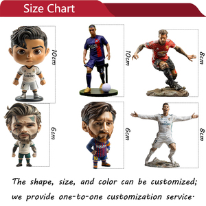 Personalizzato sportivo Bobblehead Action figure in resina statua artigianale calcio giocatore di Baseball giocattolo decorazione <span class=keywords><strong>per</strong></span> la casa - Product Image 3