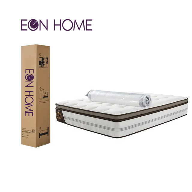 Pocket Spring Mattress Size Home Furniture Modern High-quality Queen Size Massage Mattress in a Box and Box Spring for Sale