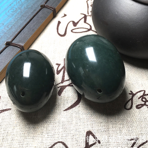 Bộ trứng ngọc nephrite đã được chứng nhận, quả cầu âm đạo, dụng cụ tập Kegel, bộ trứng ngọc nephrite dành cho nữ, chăm sóc vùng kín, trứng ngọc Hetian - Product Image 5