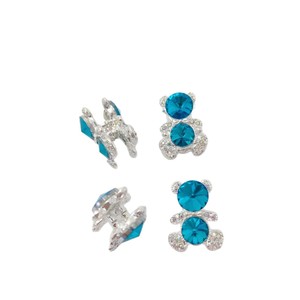 Colgante de Oso con Diamantes de Imitación, de Aleación, con Forma de Animal, Accesorio de Joyería DIY, Unisex, para Uso Diario - Product Image 5