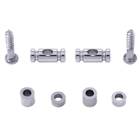 LEITE Custom Stainless Steel Aluminum Guitar String Retainer String Guide with Two Post Design