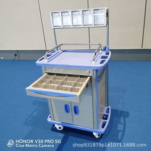 Chariot de salon avec tiroirs, chariot médical en ABS, roues universelles, 890x520x824mm, pour usage clinique et esthétique - Product Image 2