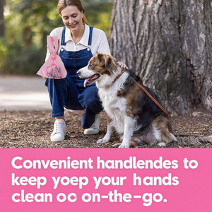 Bolsas para excrementos <span class=keywords><strong>de</strong></span> perro portátiles y duraderas <span class=keywords><strong>de</strong></span> HDPE ecológico con asa, 6 rollos por paquete, estilo sencillo, 90 unidades, aroma original - Product Image 3