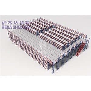 המכירה הטובה ביותר חנות ריסוק מערכת אחסון מחסן מתלה קומה שנייה מזנין פלדה כבד - Product Image 6