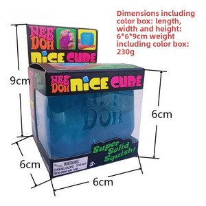 Juguete Sensorial Antiestrés Schylling Needoh Nice Cube TPR con Patrón NEE <span class=keywords><strong>DOH</strong></span> en Relieve para el Hogar, el Trabajo y el Juego - Product Image 5