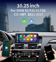 Système multimédia GPS pour voiture Linux, lecteur Carplay, écran d'affichage pour BMW X3 F25 X4 F26 CIC NBT