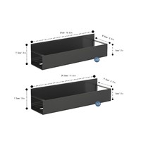 Support de rangement magnétique multifonctionnel en acier inoxydable pour réfrigérateur Punching Spice Side Hanging Wall Kitchen Organizer Sundries