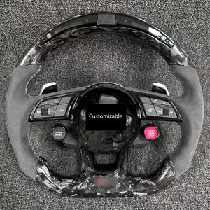 Volante <span class=keywords><strong>de</strong></span> Fibra <span class=keywords><strong>de</strong></span> Carbono Forjado para Audi A3 A4 S3 S4 RS5 Q5 TT RS3 R8 TTRS TTS 2013-2025, Accesorios para Automóviles <span class=keywords><strong>de</strong></span> Venta Caliente - Product Image 2