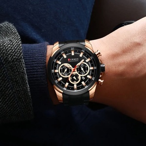 Curren 8361 Men's <b>Watch</b> Blue Dial Stainless Steel Band Date Mens Business Male <b>Watches</b> Waterproof Luxuries Men Wrist <b>Watches</b> - Product Image 4