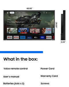 55 ''2000nits đầy đủ mặt trời Google thông minh ngoài trời TV IP55 không thấm nước đánh giá cho tất cả các loại thời tiết 7x sáng hơn so với trong nhà TV - Product Image 2