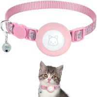 Conception de bandes réfléchissantes de haute qualité souple pas cher réglable colliers pour chat et chien Animal Air Tag collier pour chat