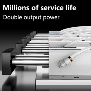 TN loạt Twin-Rod xi lanh đôi khí nén không khí xi lanh nhỏ khí nén <span class=keywords><strong>piston</strong></span> TN16/20 * 60x10x20x30x40x50x75x100x25s - Product Image 6