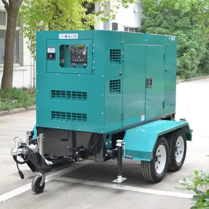 Cummins portable diesel generator 100kva trailer generators 75kw alternator dynamo generator