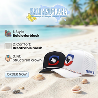 Gorra de Golf Personalizada OEM con Logotipo Bordado en 3D, 5 Paneles, Lisa, con Perforaciones Cortadas a Láser, Gorras Clásicas de Secado Rápido con Cuerda de Poliéster