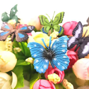 Figurines d'insectes en PVC massif en gros, figurines d'animaux, jouets papillons, jouets papillons miniatures - Product Image 4
