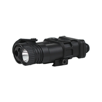 Lampe de poche laser visible ultra compacte tactique professionnelle avec vue laser infrarouge en alliage d'aluminium IP68 étanche