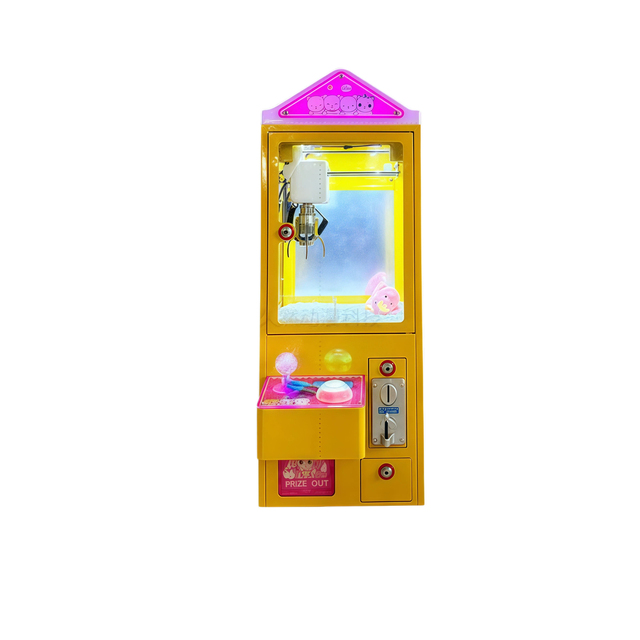 Guangzhou Xunhe Small Doll Claw Crane Machine Mini Claw Machine Table Top Coin Operated Gift Vending Game Machine for Kids