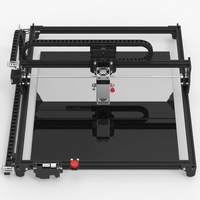 Machine de gravure et de découpe au laser à diode de bureau 6550, routeur CNC pour le bois, le papier, le MDF, l'artisanat, la fabrication de bijoux, la signalétique, la décoration intérieure, l'art mural