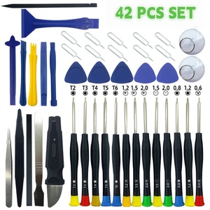 Kit de Herramientas de Reparación de Teléfonos Móviles de 40/42 Piezas, Destornillador de <span class=keywords><strong>Precisión</strong></span>, Palanca de Desmontaje, Ventosa, Pin SIM, <span class=keywords><strong>Juego</strong></span> de Herramientas para Desmontar Teléfonos Celulares - Product Image 1