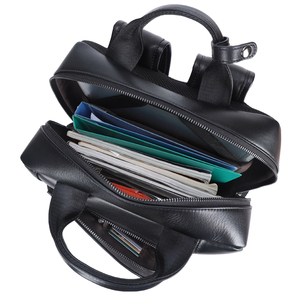 <span class=keywords><strong>Mochila</strong></span> de Cuero para Hombre, Nueva Colección 2025, Diseño Moderno, Cuero Vacuno Genuino, para Computadora Portátil - Product Image 3