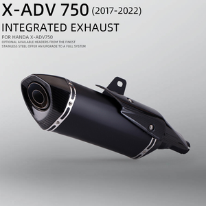 Moto Escape - Nuevo Tubo de Enlace Central de Escape para Motocicleta con Protector Térmico de Fibra de Carbono Modificado para HONDA <span class=keywords><strong>Forza750</strong></span> Nss750 X-ADV750 750 - Product Image 2