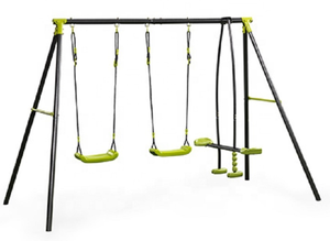 Conjunto de balanço para pátio, conjunto de balanço com suporte de metal resistente ao ar livre - Product Image 2