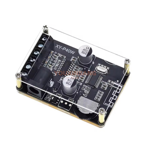 Placa Amplificadora de Audio Estéreo <span class=keywords><strong>Bluetooth</strong></span> 5.0, Receptor <span class=keywords><strong>Bluetooth</strong></span> de 40Wx2, Alimentación de CC 12/24V, XY-P40W - Product Image 1