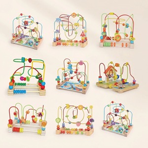 Nouveau labyrinthe de perles en fil de fer Montessori sur le thème de l'horloge, jouet pour tout-petits, éducation précoce, personnalisable avec logo sur mesure - Product Image 2
