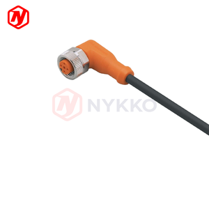 Оригинальный 5-полюсный комплект Ifm EVC543 a 10 м M12 с угловым гнездовым разъемом и PUR кабелем для промышленных систем управления - Product Image 1