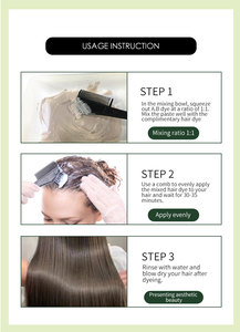 PureStyle – Crème colorante capillaire <span class=keywords><strong>bio</strong></span> de haute qualité à faible MOQ pour usage domestique avec oxydant et kit d'outils de coiffure - Product Image 4