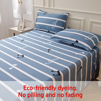 Parure de draps en coton 100 % personnalisée en gros – Draps-housses et draps plats super doux pour lits Queen et King Size