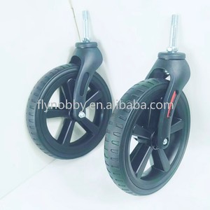 8 Zoll Rollstuhl-Vorderrad mit PU-Reifen und PP-Felge, 40-50 kg Tragfähigkeit, universelles Lenkrad - Product Image 5