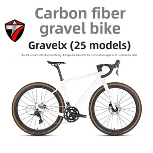 <span class=keywords><strong>Bici</strong></span> da Corsa TWITTER Gravel X RS-24S Rigida in Fibra di Carbonio con Freno a Disco, Telaio in Alluminio, 24 Velocità, <span class=keywords><strong>Bici</strong></span> da Città - Product Image 1