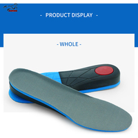 Semelle intérieure Mustang personnalisée en PU EVA avec soutien de la voûte plantaire et coussin amortissant pour chaussures de course, de marche et de sport