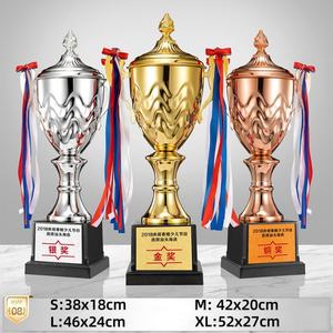 Encuentro deportivo Creative Custom World Globe Figuras de metal 3D de gama alta Trofeo chapado en oro Trofeos de <span class=keywords><strong>copa</strong></span> Hecho en China - Product Image 5