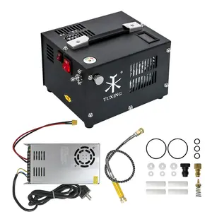 Compressor de ar portátil PCP para carros domésticos, 12V, 300bar, 4500psi, 30mpa, portátil de alta pressão, sem óleo, para paintball, TUXING, fábrica por atacado