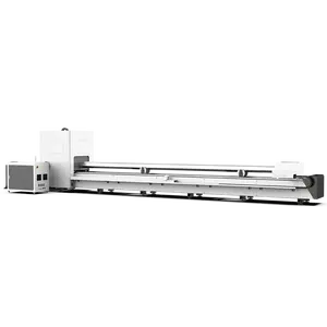 3m 6m Tube Fiber Laser Cutting Machine Manufacture Price 1000W 3000W Metal Fiber laser Pipe Tube Cutting Machine