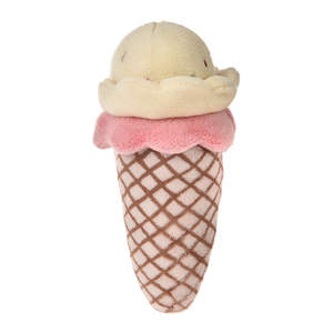 Value Pack Coleção Eco-Friendly Ice Cream Cone Squeaky Recheado Pelúcia Dog Chew Toy - Product Image 6