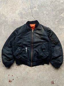 Chaqueta de Piloto <span class=keywords><strong>Aviador</strong></span> para Hombre, Gruesa, de Invierno, con Logotipo Personalizado, Estilo Retro MA-1, con Cremallera de Cobre - Product Image 3